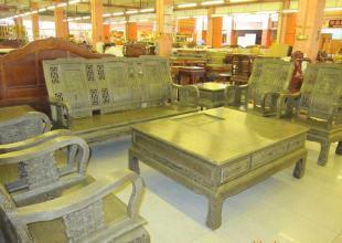 永亮红木鸡翅木万字纹八件套 品味经典的中式家居艺术